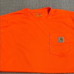 Carhartt Men's Large Tall Bright Orange Short Sleeve Tee